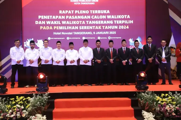 Sachrudin dan Maryono terpilih sebagai Wali Kota Tangerang dan Wakil Wali Kota Tangerang untuk periode 2025-2030 berdasarkan Keputusan KPU.