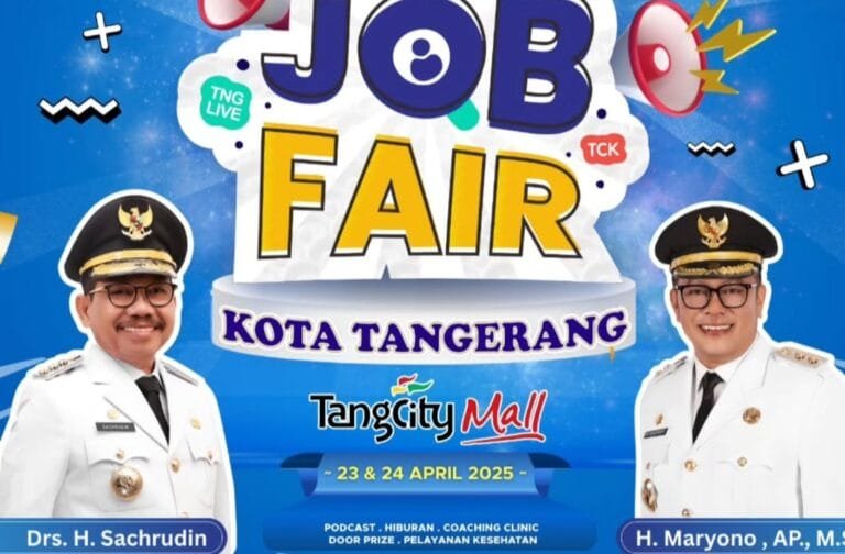Kota Tangerang, asaterkini.id- Pemerintah Kota Tangerang, kembali membuka lowongan kerja (Loker) bagi ribuan para pencari kerja (Pencaker) di daerah tersebut.
