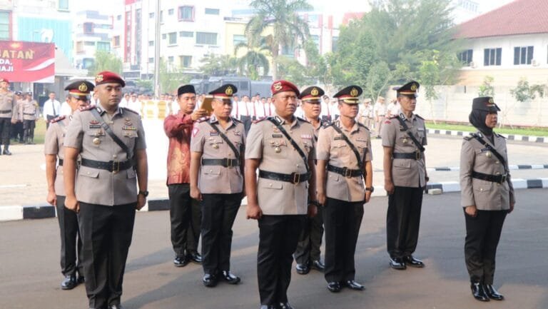 Polres metro Tangerang kota rotasi lima kepala kesatuan kerja di lingkungannya