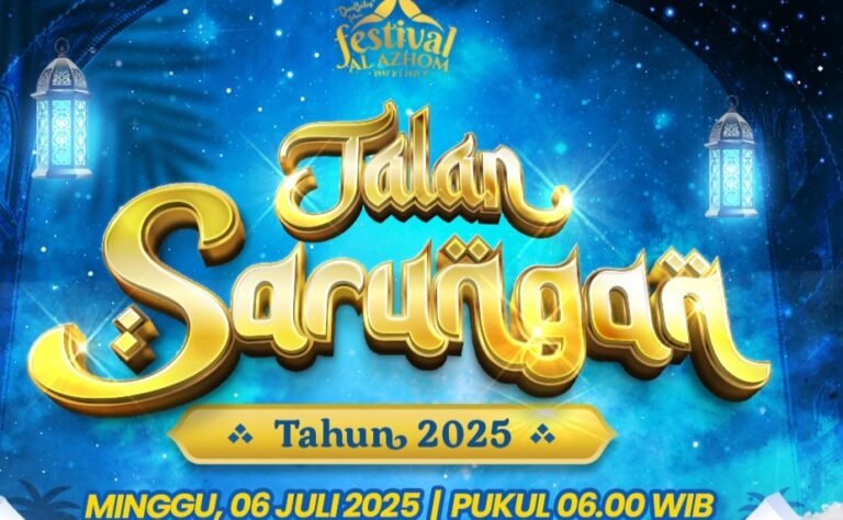 Festival Al Azhom kota Tangerang berakhir Minggu (6/7/2025)