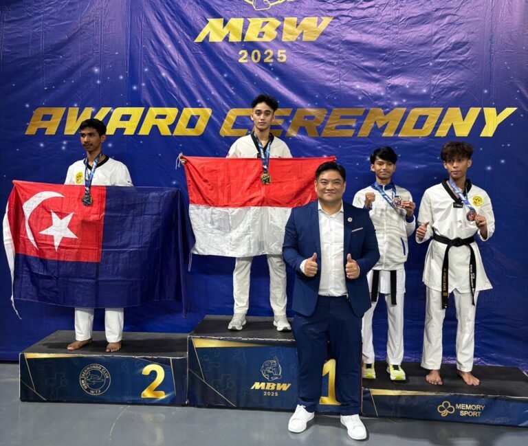 Anggota polres metro tangerang kota raih juara 1 di kejuaraan taekwondo internasional malaysia
