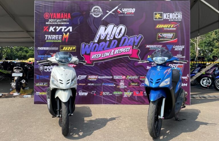 Komunitas Mio gelar world day di pusdik lantas polri tangsel