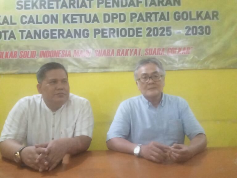Sachrudin Dipastikan terpilih secara aklamasi menjadi ketua DPD II Partai Golkar Kota Tangerang