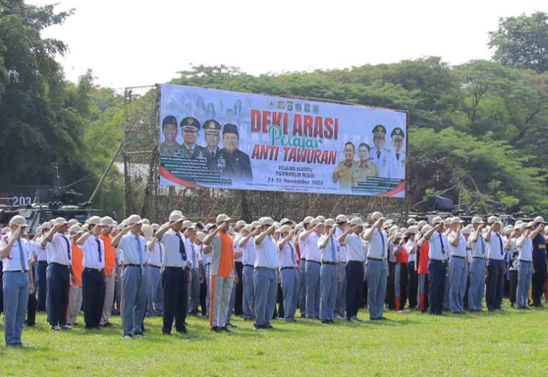 1000 pelajar di kota tangerang deklarasi anti tawuran