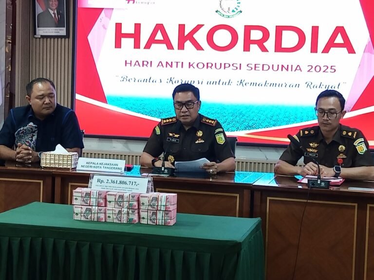 Kejari kota Tangerang tangani korupsi 2025