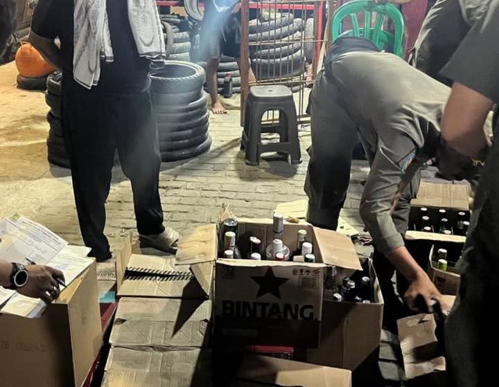 Jelang nataru satpol pp kota Tangerang operasi miras