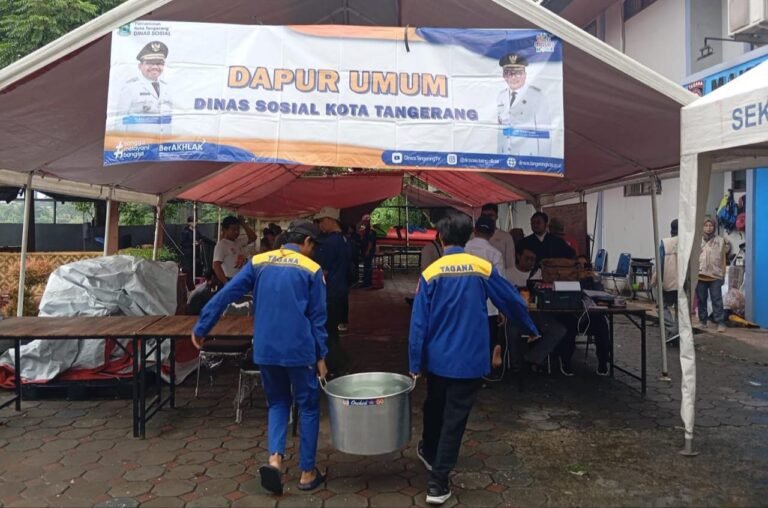 Dinsos kota Tangerang dirikan dapur umum