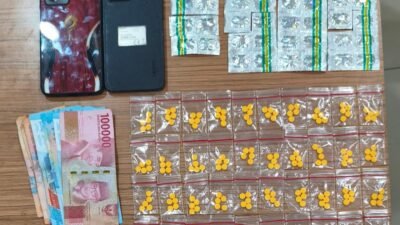 Jajaran Polda Metro Jaya Ungkap peradan obat keras di tangeran
