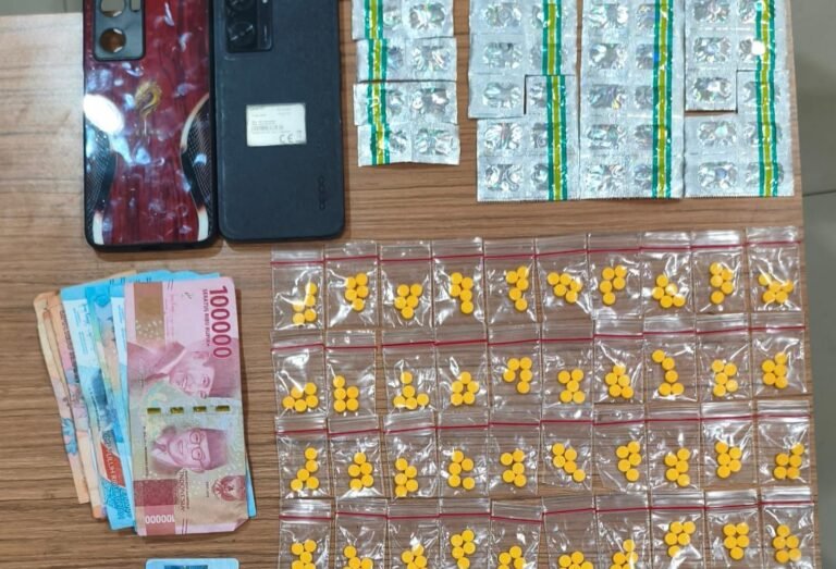Jajaran Polda Metro Jaya Ungkap peradan obat keras di tangeran