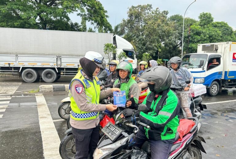 Polrestro Tangerang kota Sosialisasi keselamatan berlalu lintas