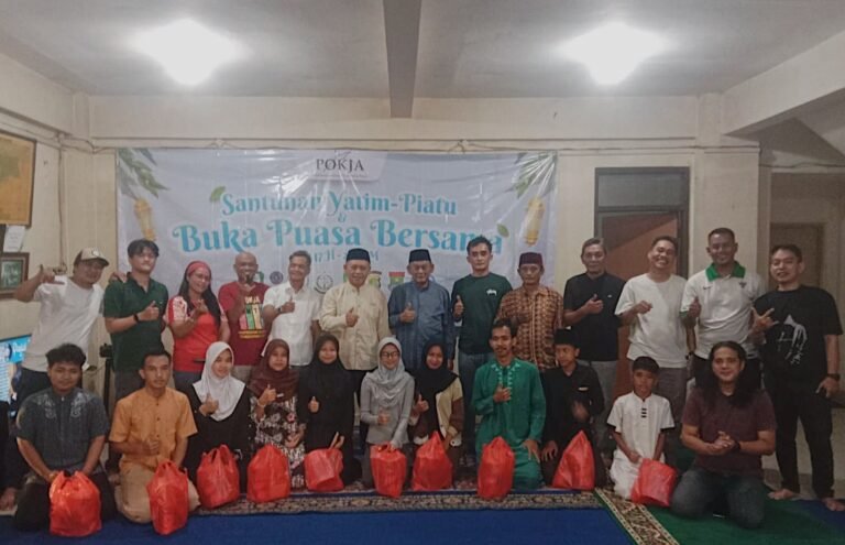 Pokja whtr gelar buka bersama dan santunan yatim/piatu pada puncak Ramdhan 1447 hijriah