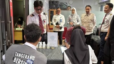 Jelang idul Fitri Bnn tes urine para awak kabin penerbangan