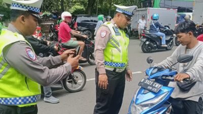 Satlantas berlakukan tilang elektrik genggam pada pelanggaran lalu lintas
