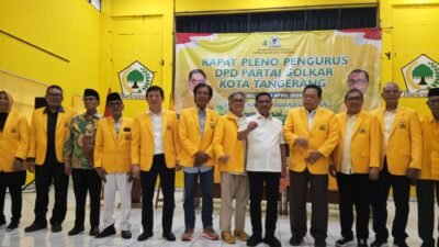 DPD Golkar Kota Tangerang gelar rapat pleno untuk menetapkan pengurus baru 2025-2030.