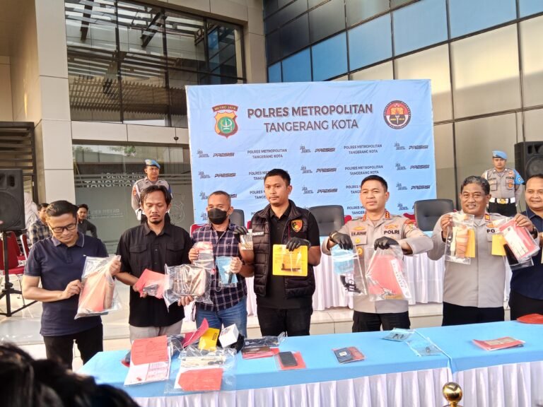 Polres metro Tangerang kota tangkap 36 pelaku tindak kriminal