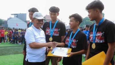 Tingkatkan Pembinaan Sepak bola, walikota Tangerang buka liga PSSI Tangerang 2026