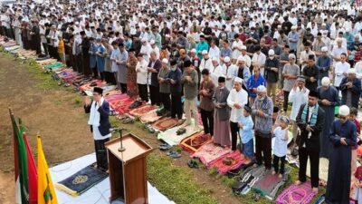 Tingkatkan Kamtibmas pada Iduladha polres metro Tangerang kota turunkan 400 personilnya.