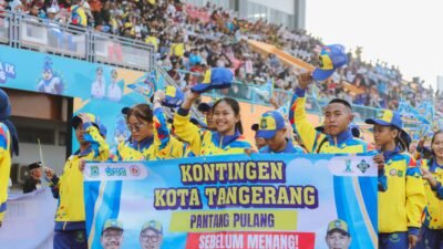 Walikota Tangerang optimis atlet kota Tangerang kembali meraih juara umum di Popda banten