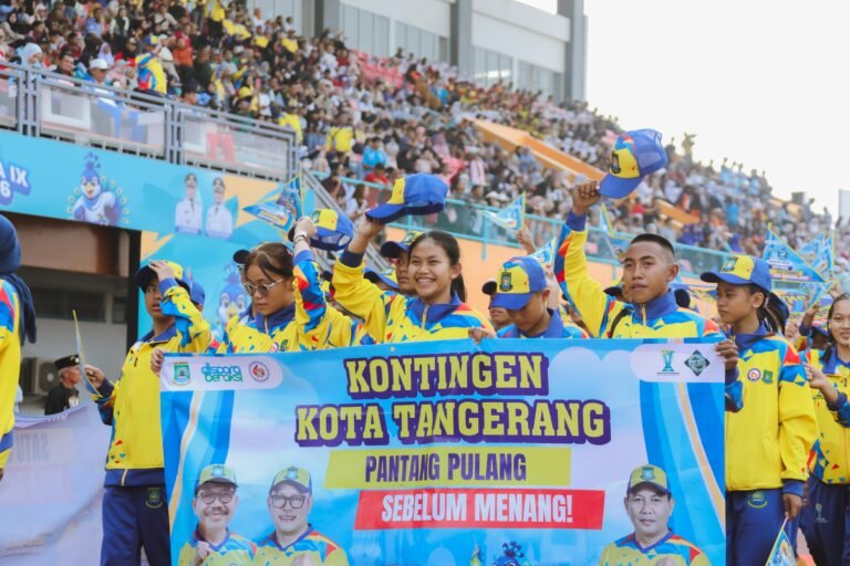 Walikota Tangerang optimis atlet kota Tangerang kembali meraih juara umum di Popda banten
