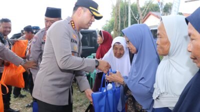 Tekan Peredaran narkoba dan kenakalan remaja polres metro Tangerang kota sambangi pemukiman warga