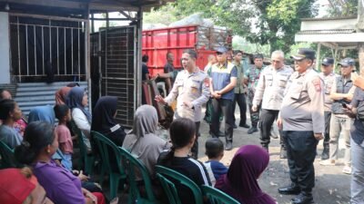 Tingkatkan Kamtibmas Kapolres Metro Tangerang kota datangi pemukiman warga