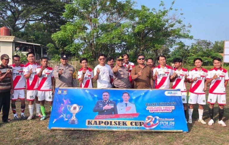 Polsek Pakuhaji Gelar turnamen srpakbola