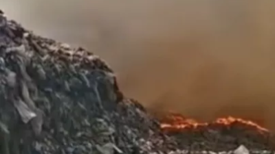 TPA Jatiwaringin kabupaten Tangerang kebakaran
