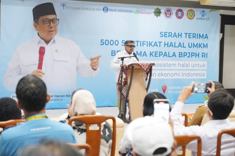 UMKM kota Tangerang mendapat 5000 Lebel halal dari kementerian agama RI
