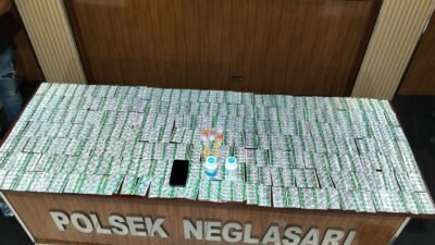 Polsek Neglasari Gagalkan Ribuan butir obat keras yang dikirim cod ke pakuhaji