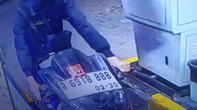 Pelaku curanmor kembali beraksi di.pik 2 tangerang