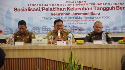 BPBD kota Tangerang gelar pelatihan penanggulangan bencana sejak dini.