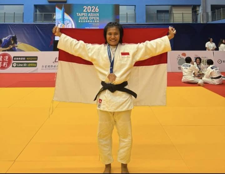 Judoka asal kota Tangerang raih medali perak di kejuaraan Taipei Asian Open 2026