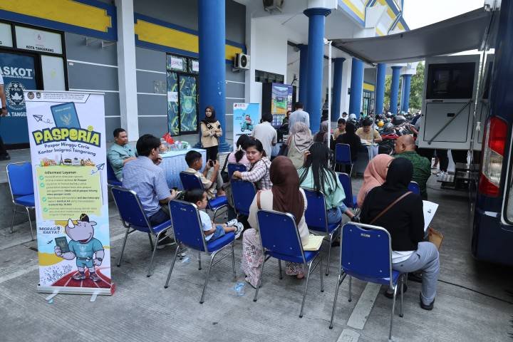 Imigrasi Tangerang buka layanan paspor Sabtu dan Minggu di stadion benteng reborn