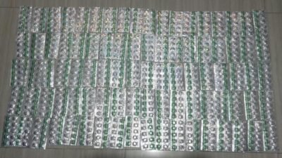 Polsek benda tangkap pengedar obat keras di Dadap kabupaten Tangerang.
