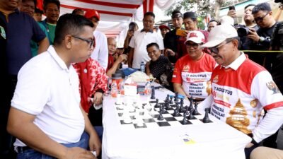 Gubernur Banten berhadapan dengan Walikota Tangerang adu catur