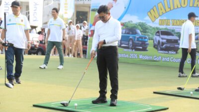 Turnamen golf walikota Tangerang cup digelar sebagai rangkaian HUT ke 81 kemerdekaan RI