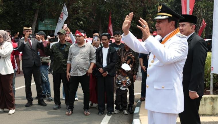 Peringatan kemerdekaan republik Indonesia di Kabupaten Tangerang berlangsung semarak