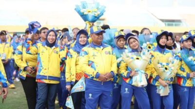 Kontingen kota Tangerang yang berprestasi baik di Porprov VII Banten diiming-imingi dengan bonus tinggi bila berprestasi