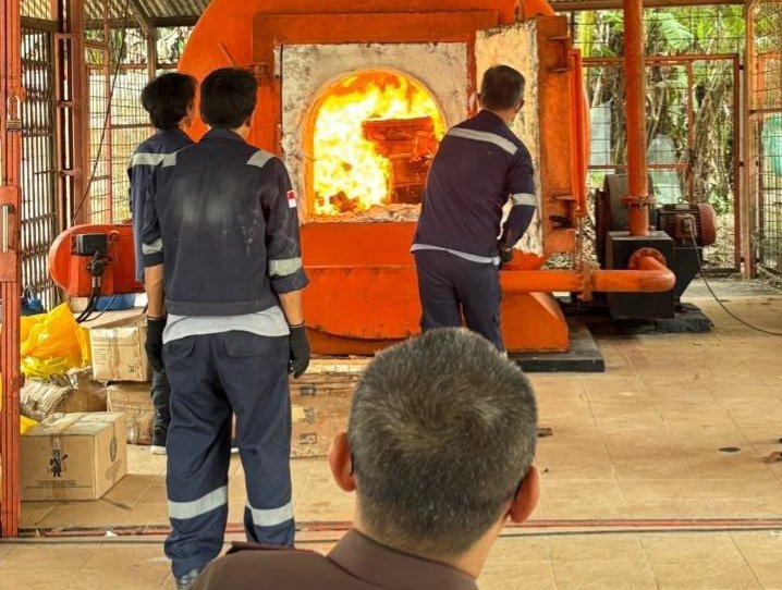 Kejari kota Tangerang musnahkan puluhan kilogram narkotika dan obat terlarang