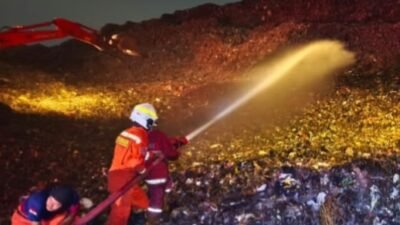 TPA Rawa Kucing Kota Tangerang kembali kebakaran
