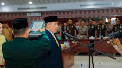 Saiful Milah resmi dilantik sebagai ketua DPRD kota Tangerang